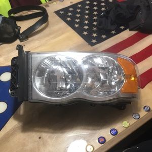 Dodge Ram drivers side headlight